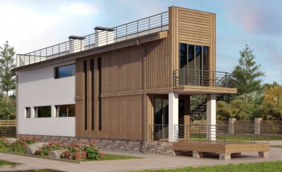 100-003-Л Проект двухэтажного дома, классический домик из арболита Темрюк | Проекты домов от House Expert