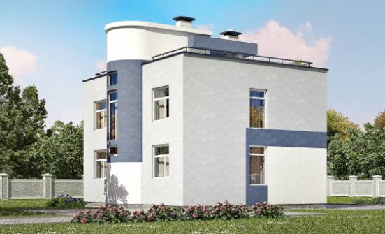 180-005-П Проект двухэтажного дома, уютный загородный дом из пеноблока Темрюк | Проекты домов от House Expert