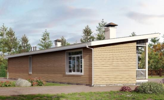 110-004-Л Проект бани из кирпича Темрюк | Проекты одноэтажных домов от House Expert
