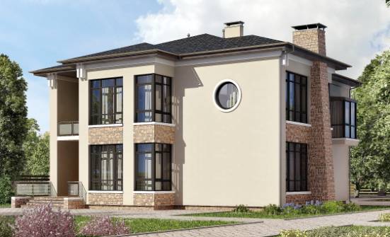 300-005-Л Проект двухэтажного дома, красивый домик из кирпича Темрюк | Проекты домов от House Expert