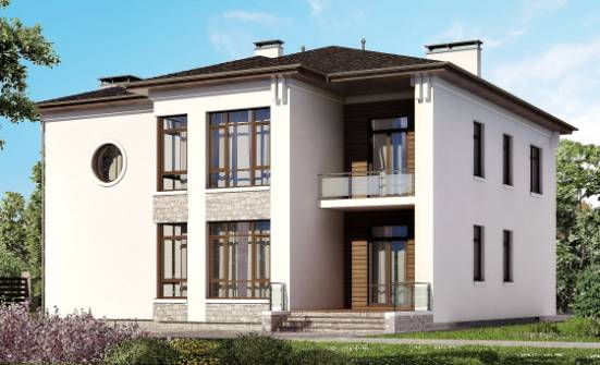 300-005-П Проект двухэтажного дома, большой дом из кирпича Темрюк | Проекты домов от House Expert