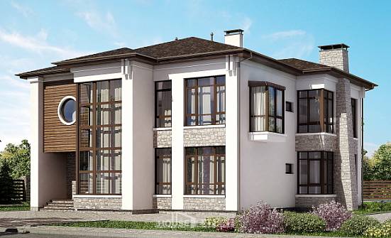 300-005-П Проект двухэтажного дома, большой дом из кирпича Темрюк | Проекты домов от House Expert