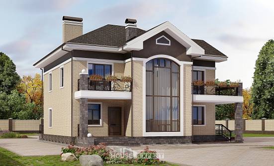 200-006-П Проект двухэтажного дома, простой дом из кирпича Темрюк | Проекты домов от House Expert