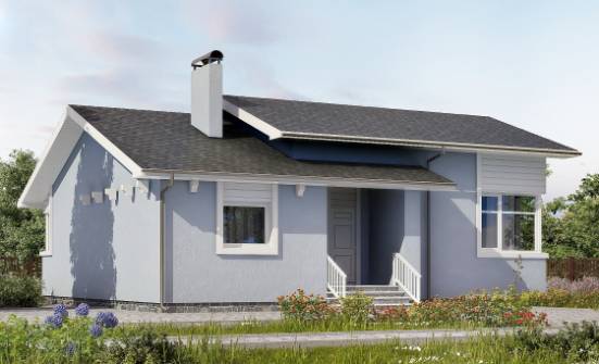 110-003-Л Проект одноэтажного дома, красивый загородный дом из арболита Темрюк | Проекты домов от House Expert