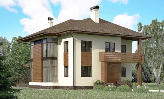 300-001-П Проект двухэтажного дома, огромный коттедж из кирпича Темрюк | Проекты домов от House Expert