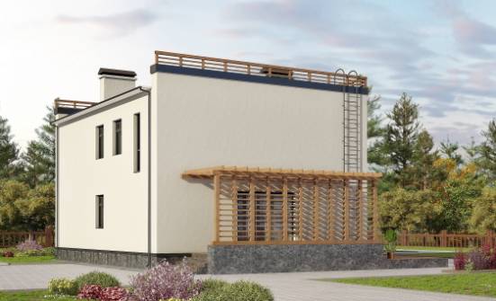 215-002-Л Проект двухэтажного дома, уютный коттедж из арболита Темрюк | Проекты домов от House Expert