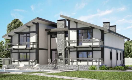 280-002-П Проект двухэтажного дома мансардный этаж, небольшой домик из кирпича Темрюк | Проекты домов от House Expert