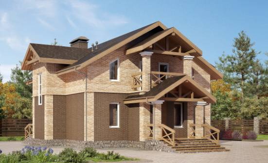 160-014-П Проект двухэтажного дома, бюджетный домик из газобетона Темрюк | Проекты домов от House Expert
