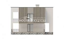 150-017-П Проект двухэтажного дома, недорогой домик из пеноблока, Темрюк