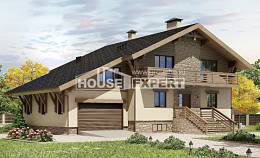 420-001-Л Проект трехэтажного дома с мансардой, гараж, красивый загородный дом из кирпича, Темрюк