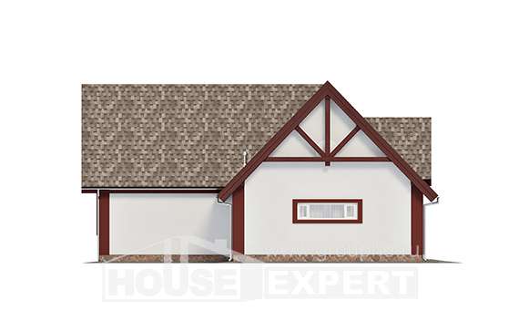 145-002-Л Проект гаража из теплоблока Темрюк, House Expert
