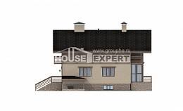420-001-Л Проект трехэтажного дома с мансардой, гараж, огромный коттедж из кирпича, Темрюк