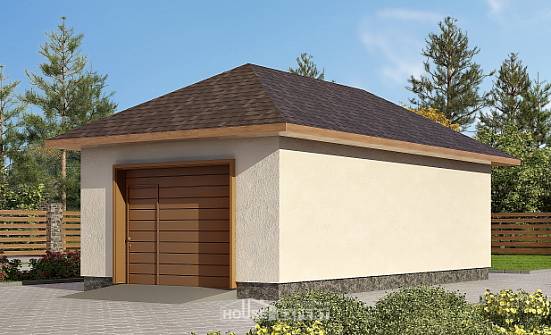 040-001-П Проект гаража из бризолита Темрюк | Проекты домов от House Expert