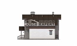 150-004-Л Проект двухэтажного дома мансардой, современный дом из бризолита, Темрюк