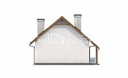 155-012-П Проект двухэтажного дома с мансардой, бюджетный домик из пеноблока, Темрюк