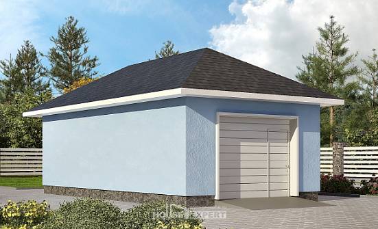 040-001-Л Проект гаража из бризолита Темрюк | Проекты домов от House Expert