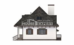 110-002-Л Проект двухэтажного дома с мансардой, гараж, классический домик из арболита Темрюк, House Expert
