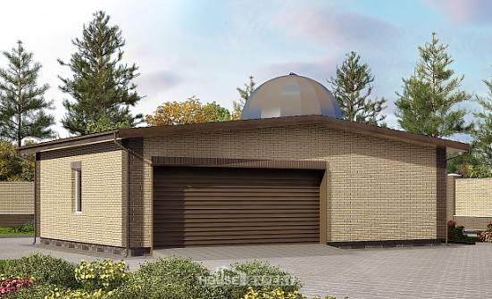 075-001-Л Проект гаража из кирпича Темрюк | Проекты домов от House Expert