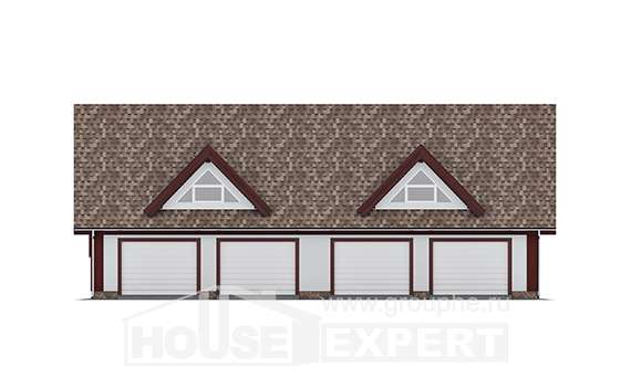 145-002-Л Проект гаража из блока Темрюк, House Expert